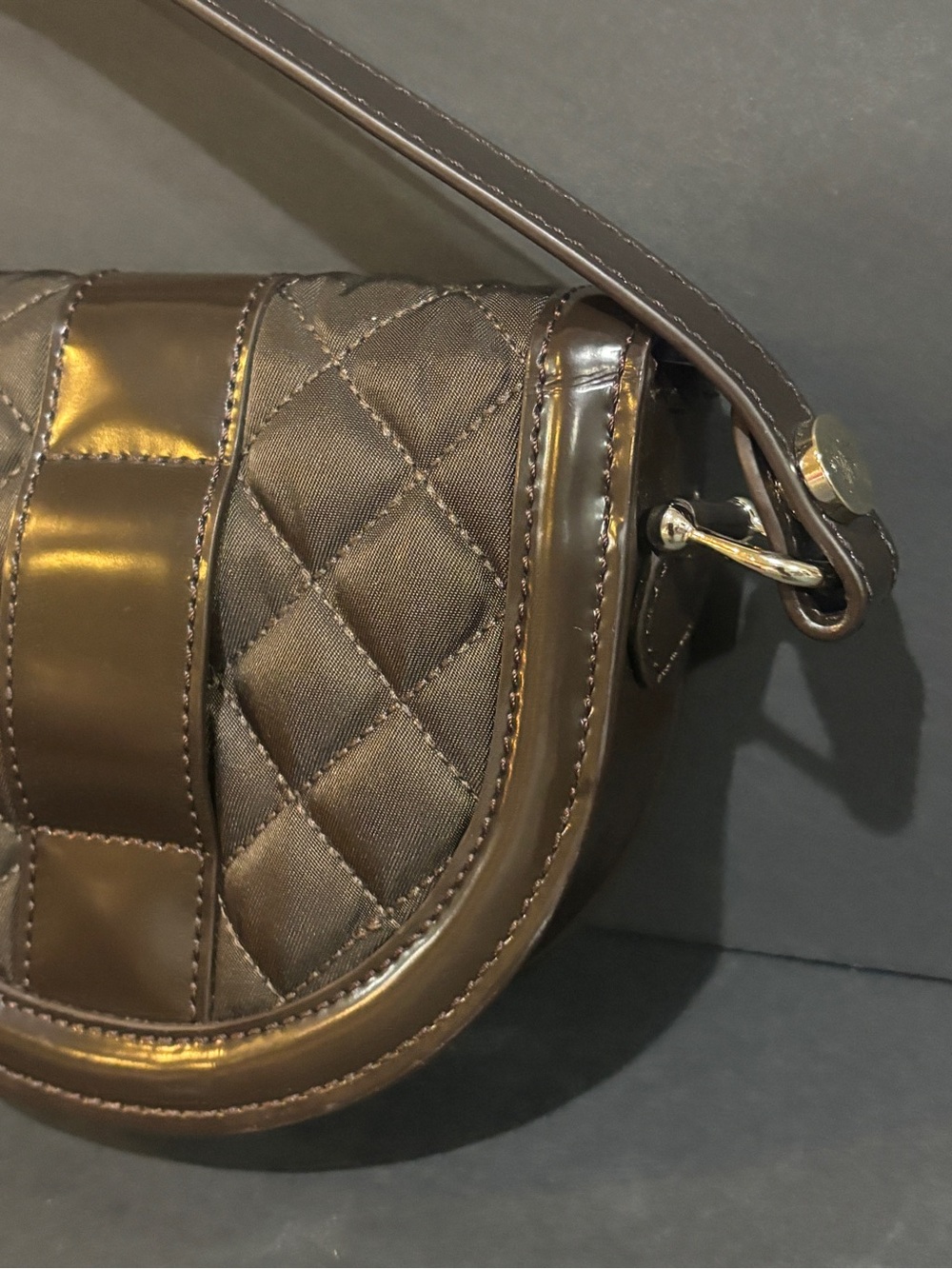 Burberry Chocolate Brown Micro Convertible Belt Bag Crossbody - Picture 11 of 14